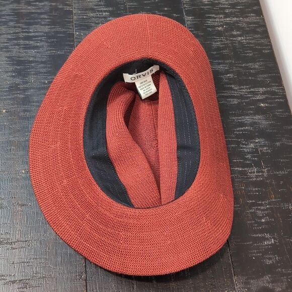 Orvis Packable Knit Adventure Hat -Rust Color main image 4